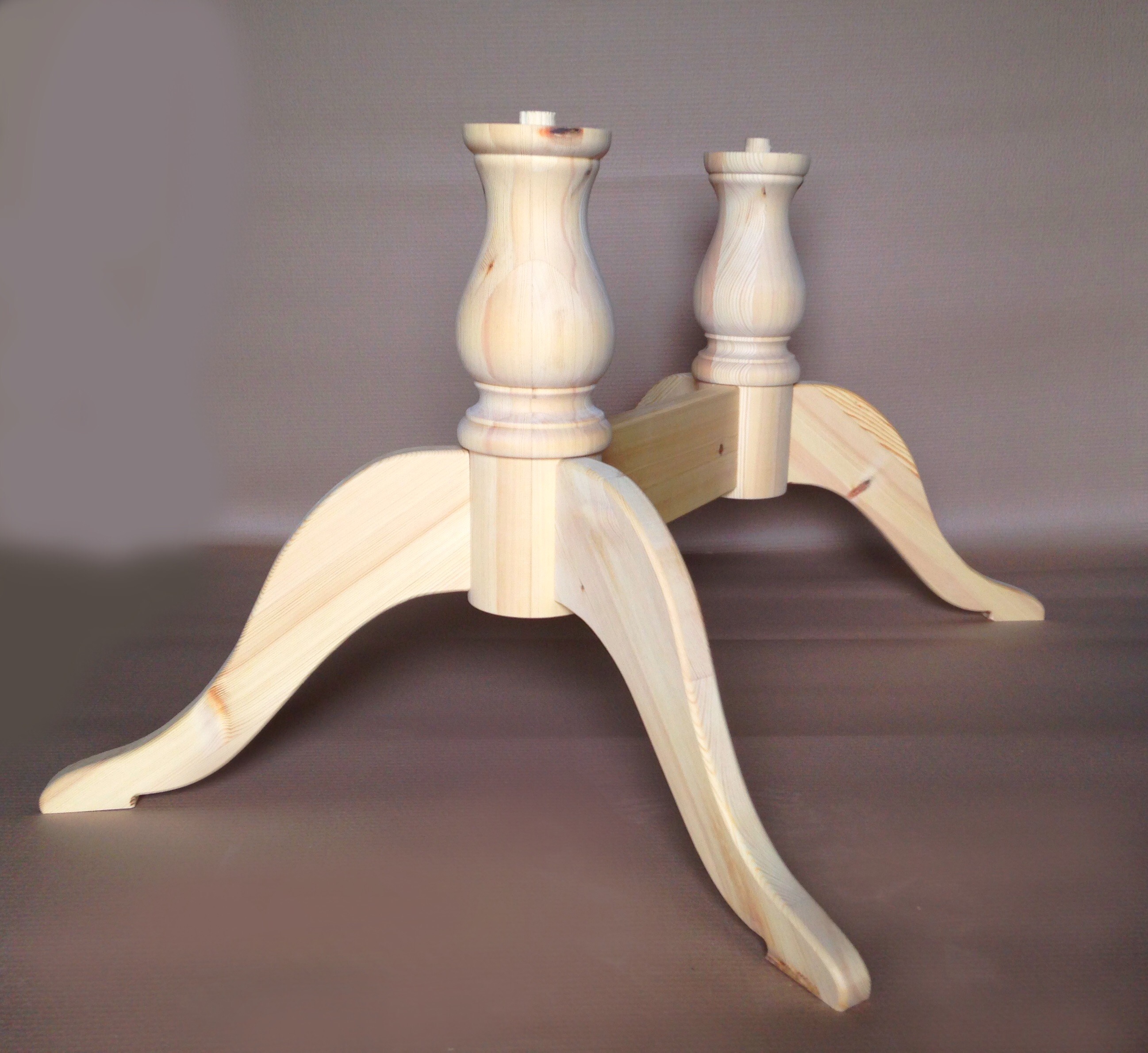 Pedestal table legs